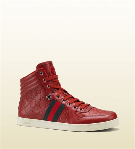 gucci sneakers men sale|men's gucci high top sneakers.